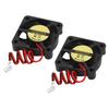 2 Pcs Hot End Cooling Fan 24V Double Ball Bearing 5500RPM High Speed Extruder Hot End Fan for SV08