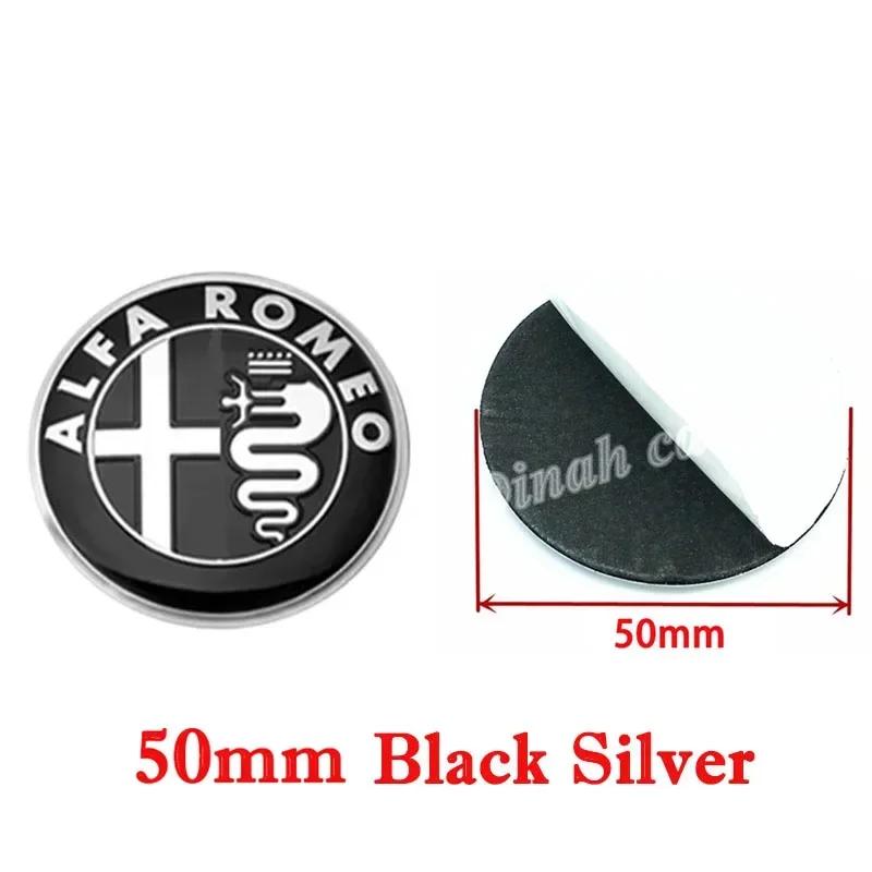 4pcs 50mm 56mm 60mm Alfa Romeo Rim Dust-Proof Cover Sticker Car Styling Accessorie Wheel Center Hub Caps Badge Logo Emblem Decal