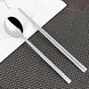 1 Set Korean Chopsticks & Spoon Stainless Steel Tableware Dinnerware Sets
