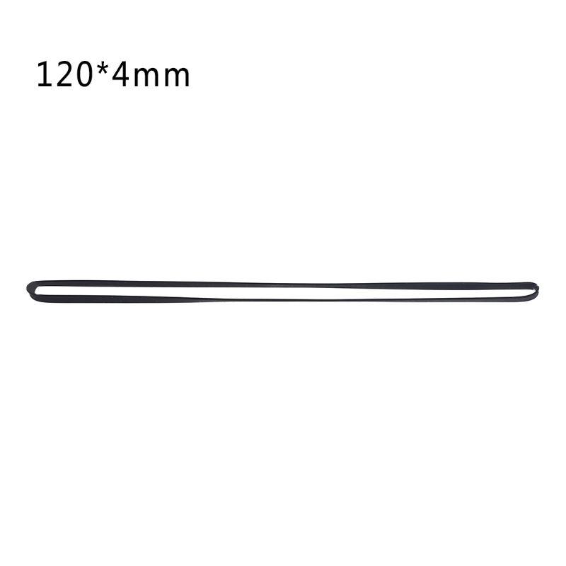 Ремень проигрывателя, резиновый плоский приводной ремень для проигрывателя пластинок, проигрывателя Walkman, DVD, CD-ROM, повторителя шириной 4 мм