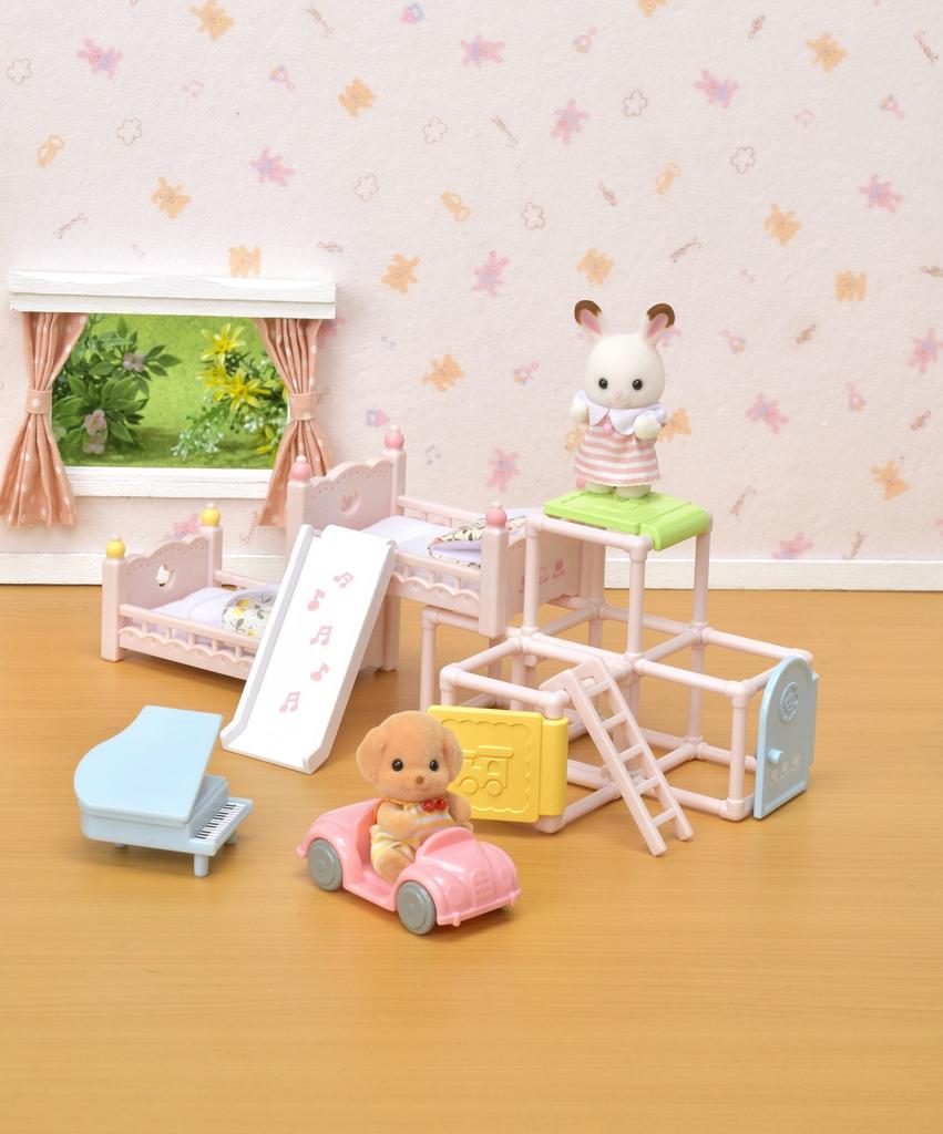 Sylvanian Families Набор детской мебели Сертификация ST Mark для детей от 3 лет и старше Игрушечный кукольный домик Sylvanian Families EPOCH Кукла/Мебель [Набор улыбающихся]