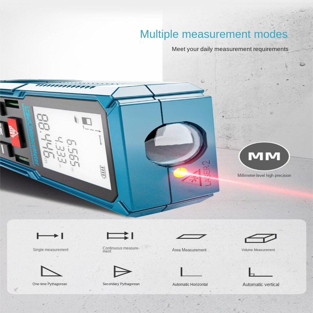Лазерный дальномер, высокоточная портативная инфракрасная измерительная линейка, прибор для измерения расстояний, электронная линейка Artifact для измерительной комнаты