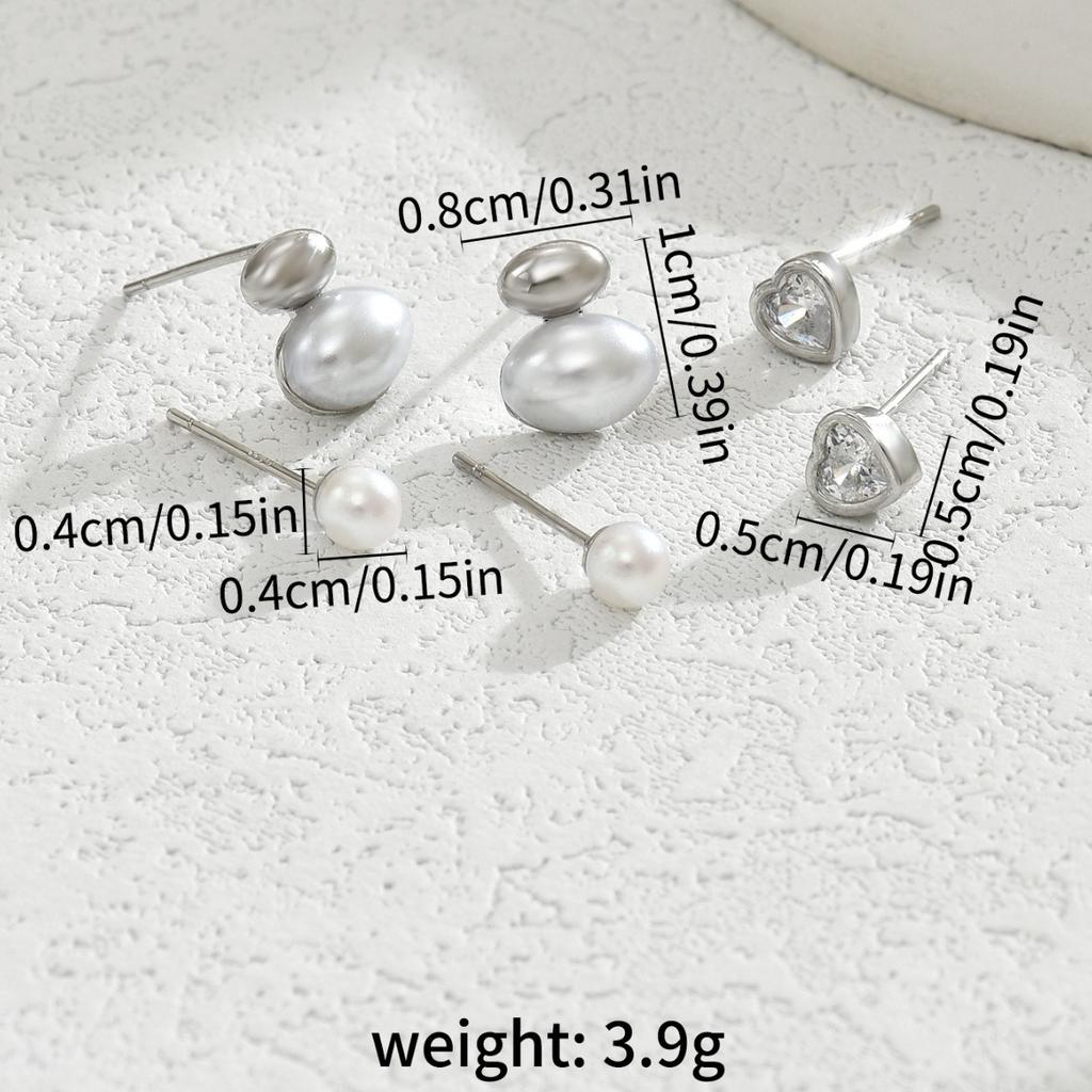 Серьги-гвоздики Mori sweet Pearl женские маленькие свежие инкрустированные циркониевые серьги темпераментный дизайн серьги