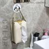 Leather Pu Hanging Paper Holder Toilet Tissue Storage Bag Car Tissue Box Hanging Tissue Cover Bag