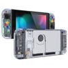 Custom DIY Replacement Shell and Buttons for eXtremeRate Switch Crystal Clear Back Custom Plate Housing Case with Colorful Buttons and Full Button Set