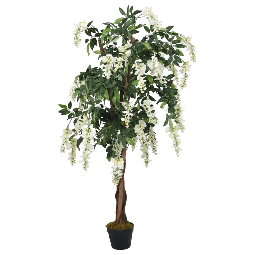 Vidaxl Sztuczna Wisteria, 560 Liści, 80 Cm, Zielono-Biała