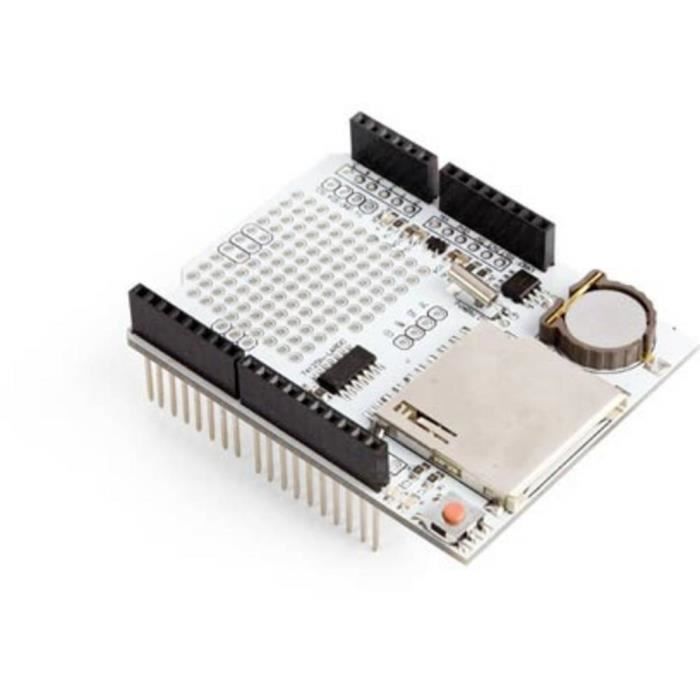 Carte de développement - WHADDA - WPSH202 - Compatible Arduino - Horloge en temps réel - FAT16/FAT32