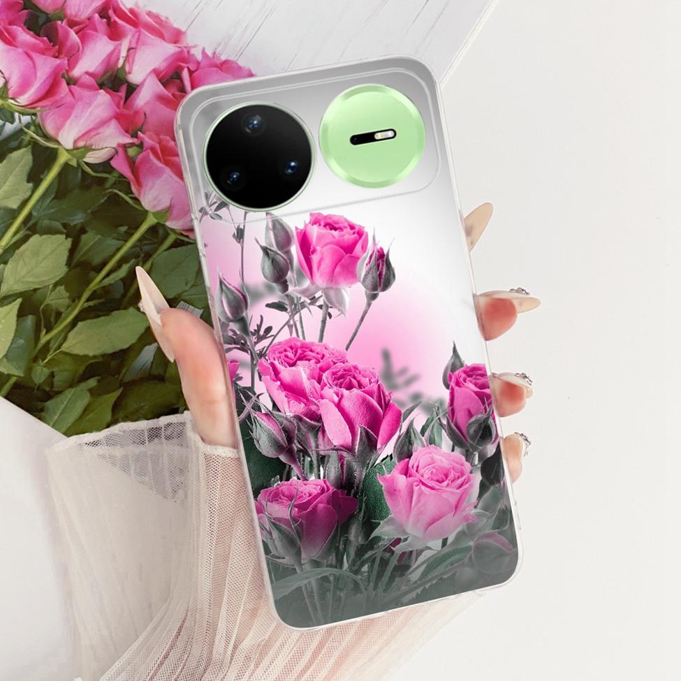 Clear For Huawei Nova 15 Pro Case KLE-AL00U Luxury Cute Cat Fashion Butterfly Cool Painted Casing For Huawei Nova15 Pro Cover