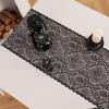Halloween Black Lace Polyester Tablecloth for Party Decorations Fabric Easy To Cleaning Foldable Designs
