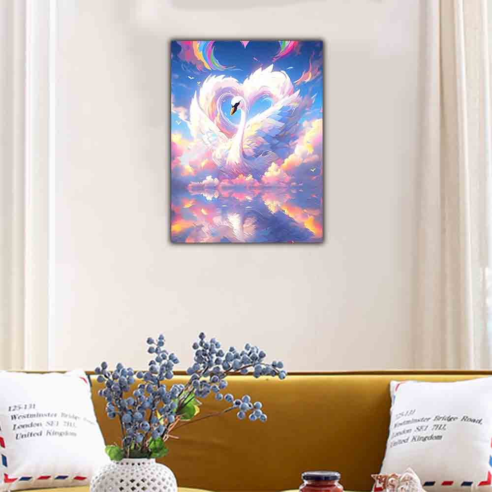 DIY полная круглая алмазная живопись вышивка крестиком 3D художественный стиль домашняя сцена животное декоративная алмазная живопись 5d алмазная живопись