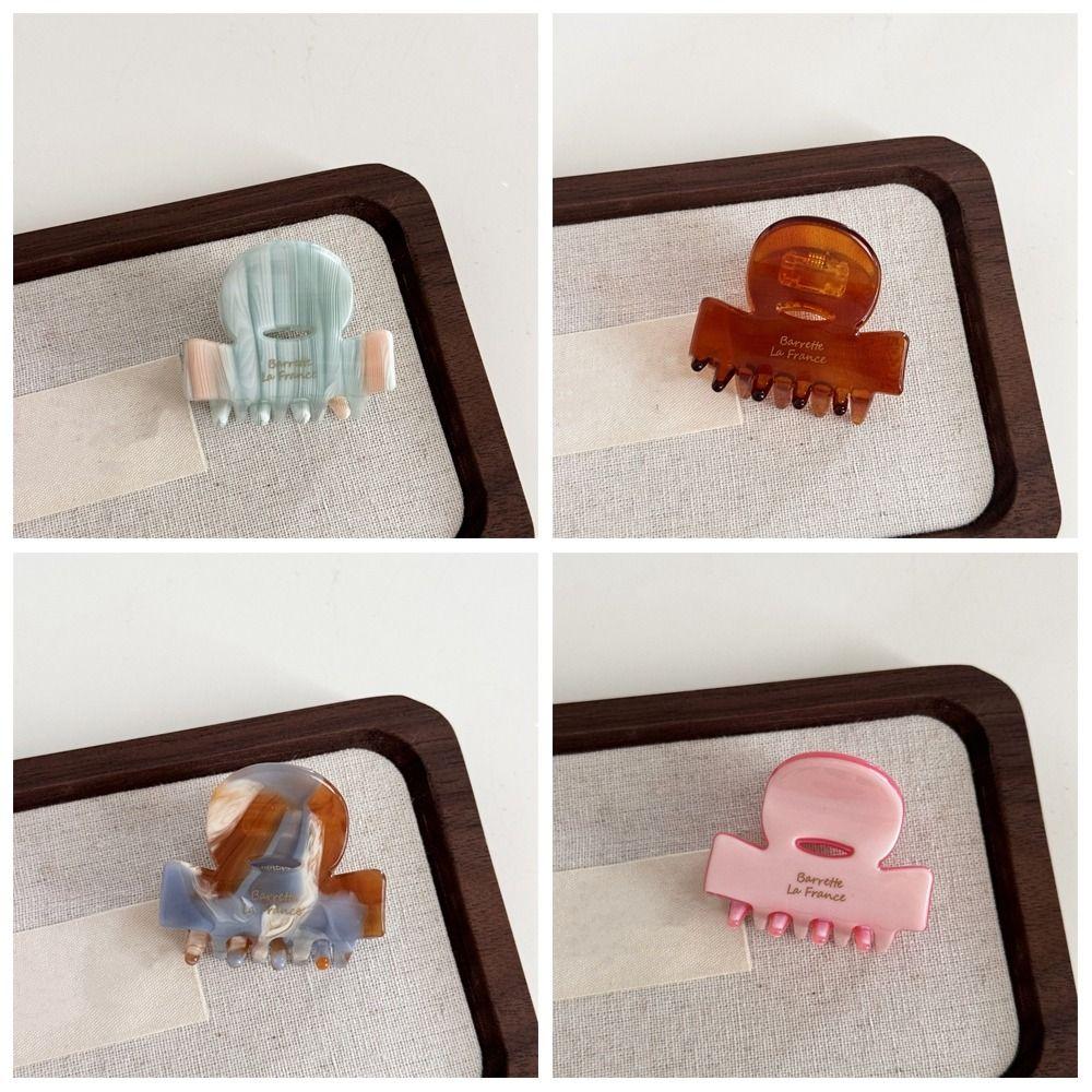 Korean Style French Shark Clip Sweet Mini Hair Crab Clip Acetic Acid Hair Claw Hair Accessories