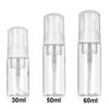 2 шт., 30 мл, 50 мл, 60 мл, 100 мл, пластиковая бутылка с насосом для пены, пустое лицо, ресницы, косметический очиститель для бутылочек, дозатор для мыла, бутылка для пены