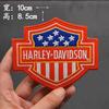 ZSX2 нашивки с вышивкой 'Панк-орел Harley Davidson' на одежду, нашивки для приклеивания утюгом на одежду, значок для куртки, аппликации для байкера, полосы DIY