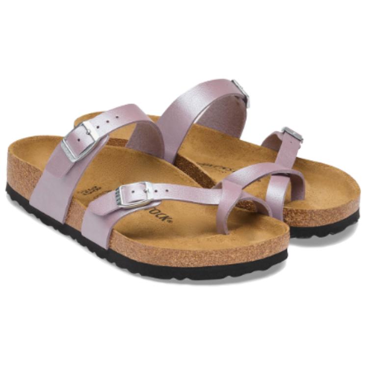 Birkenstock Майари Модные удобные пробковые сандалии Женские сандалии Орхидейно-фиолетовые 1032973