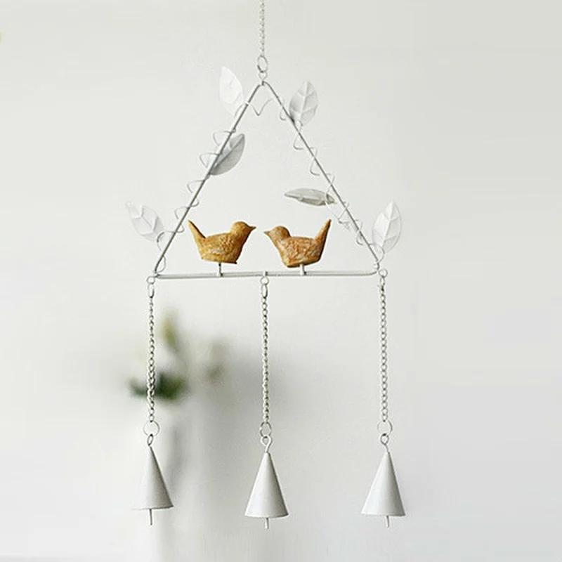 Metal Wrought Iron Wind Chime Pendant Creative Home Decorations Girl Birthday Gift