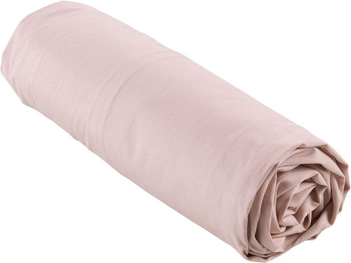 Draps Housse - PROMO LINGE - Percale - 200x180cm - Rose