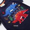 Футболка с коротким рукавом Jumping Brand Boys' Summer 2024 — европейский и американский стиль