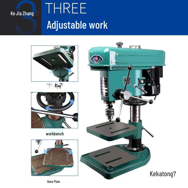 Xilingtai 220V 16mm Industrial-Grade Precision Drill Press for Woodworking, Model Z516/Z Metabo