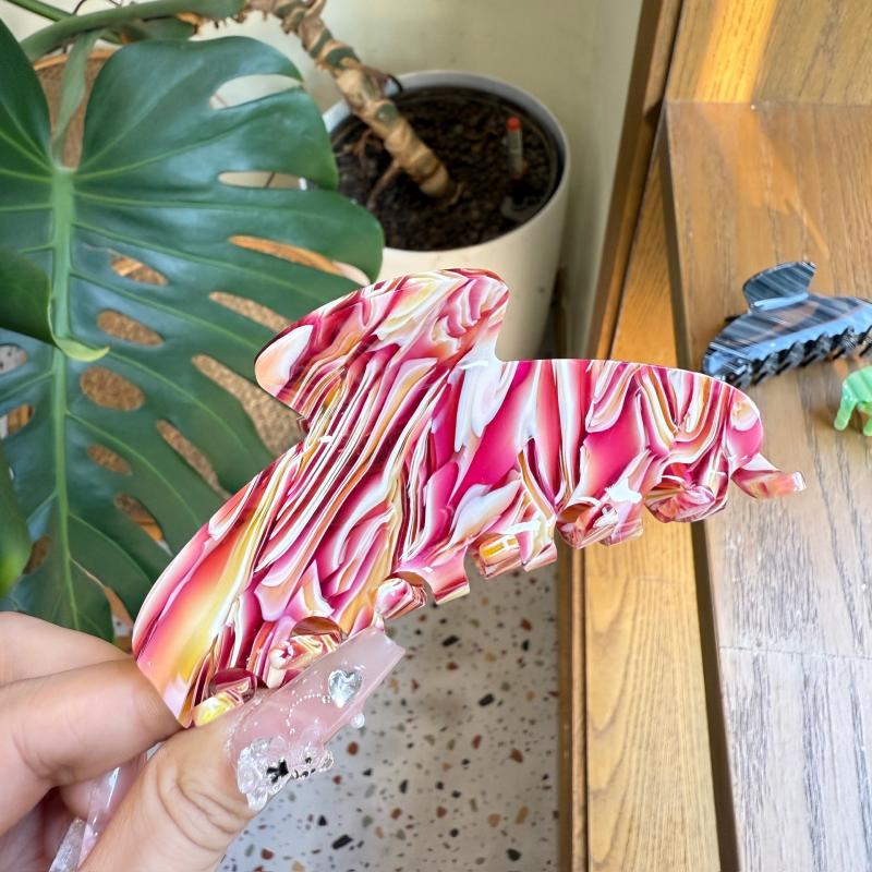 Acetate Hair Claw Clip 10.5cm Minimalist Geometric Pattern Updo Holder Sweet Cool Style Hair Grip Accessory for Women Unisex