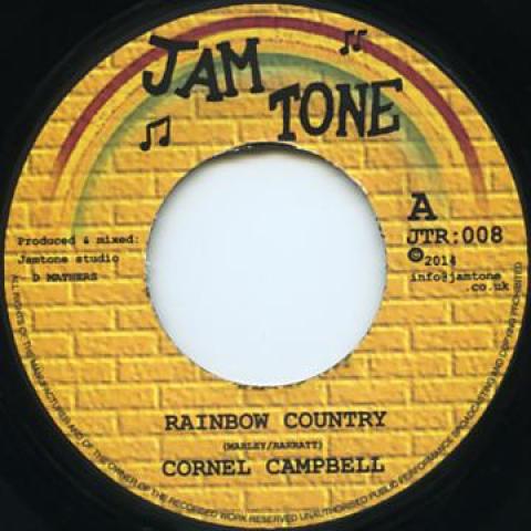 7inch Record CORNELL CAMPBELL Rainbow Country Dub Feels Good JTR008 Jamtone UK 2014 UK Reggae Ska Dub Used