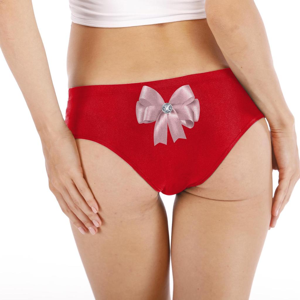2024 Sexy Santa Claus Digital Print Women's Triangle Panties - B153-002