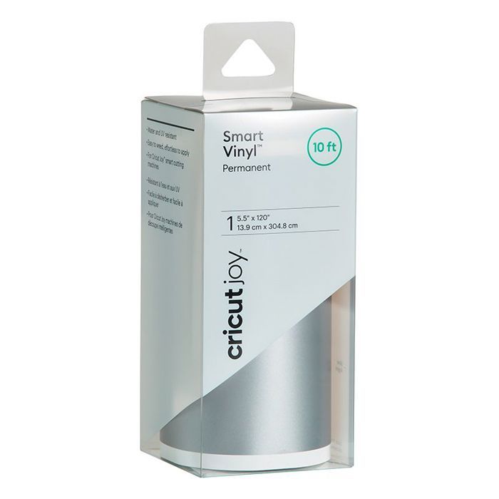 Vinyle permanent argenté 304,8 x 13,9 cm - Cricut Joy