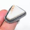 Scolecite Handmade 925 Sterling Silver Jewelry Ring Size 8 J8P21