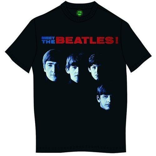The Beatles Футболка унисекс для взрослых Meet