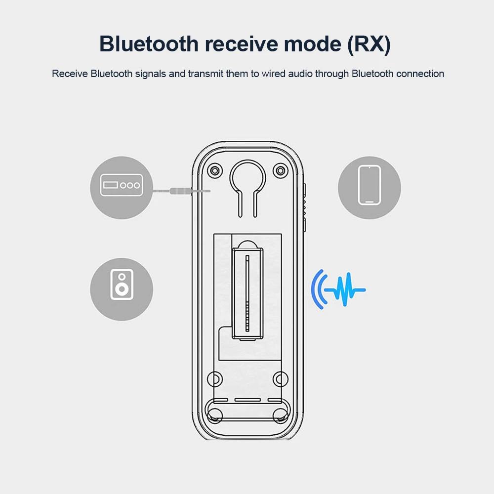 Новый Bluetooth 5.4 Аудио Передатчик Приемник 3,5 мм AUX Стерео Музыка Беспроводной Адаптер С Микрофоном Для ТВ ПК Автомобильный Комплект Динамика Наушников