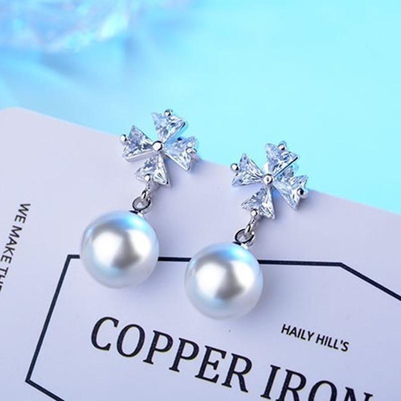 Серьги-капли Lindon из медного сплава с цирконием, серьги-капли для женщин, подарки на свадьбу