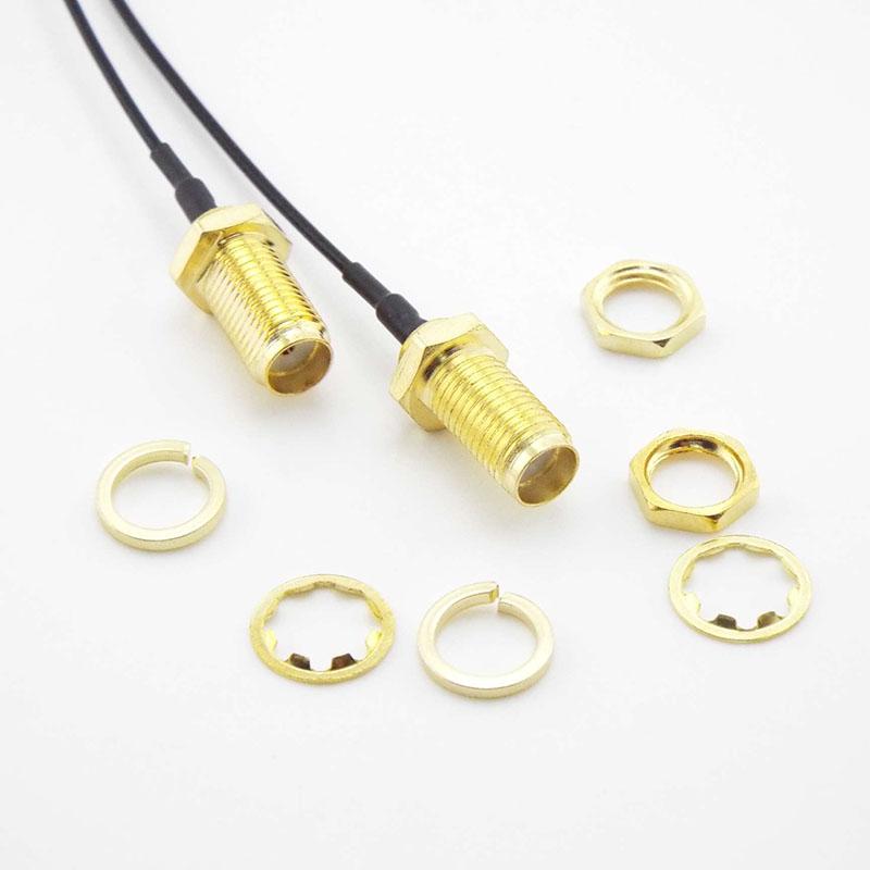 5 шт. SMA соединительный кабель «мама» для uFL/u.FL/IPX/IPEX UFL для SMA «мама» RG1.13 Wi-Fi Pigtail антенна RF кабель в сборе RP SMA-K