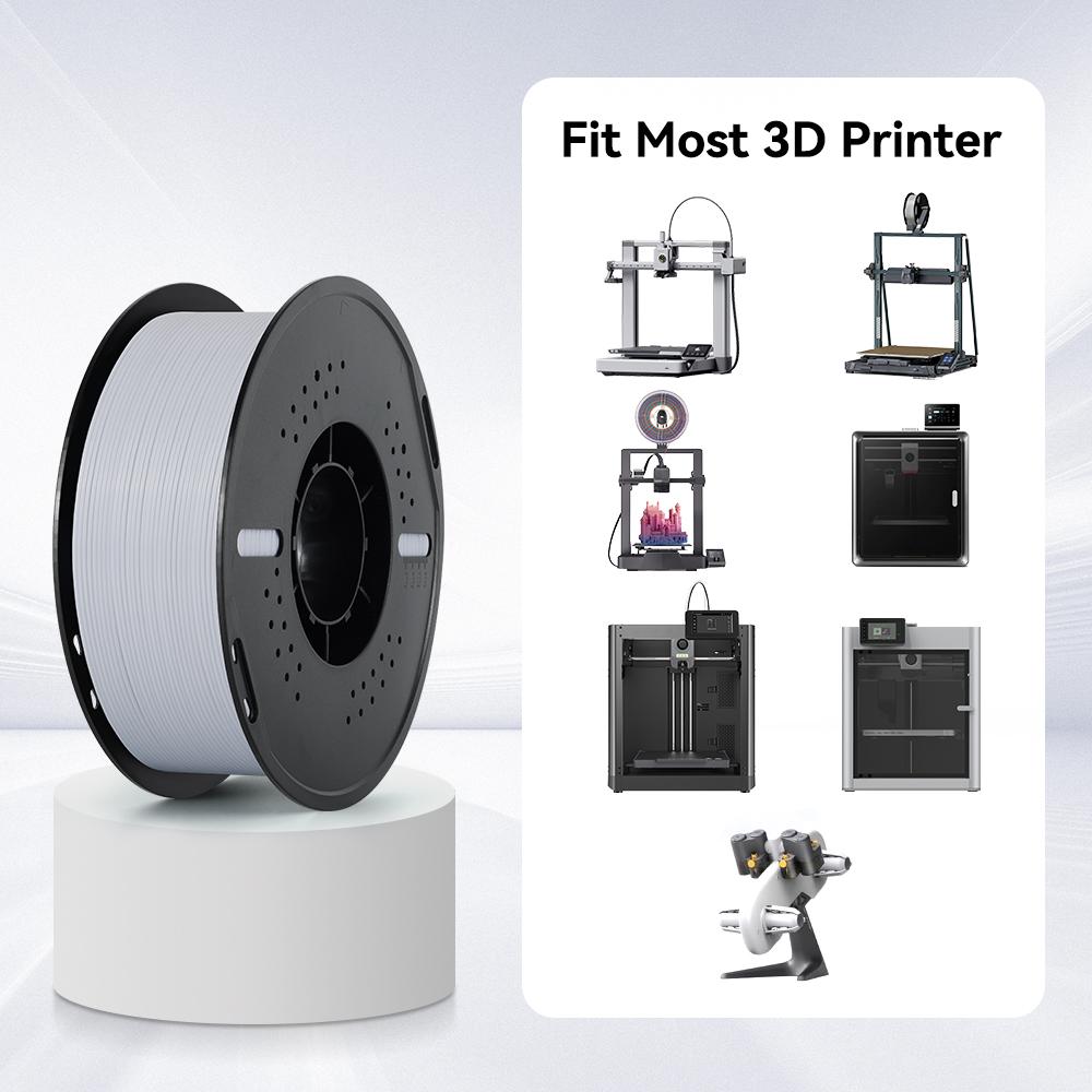 KEEPANG 5KG PETG 3D Printer Filament 1.75mm High Toughness Neatly Wound 3D Printing Material DIY Crafts Tools for 3D Printer