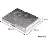 10cm Extra Long Metal Cigarette Case - Medium/King Size, Crushproof, Men's Fashion Storage Box