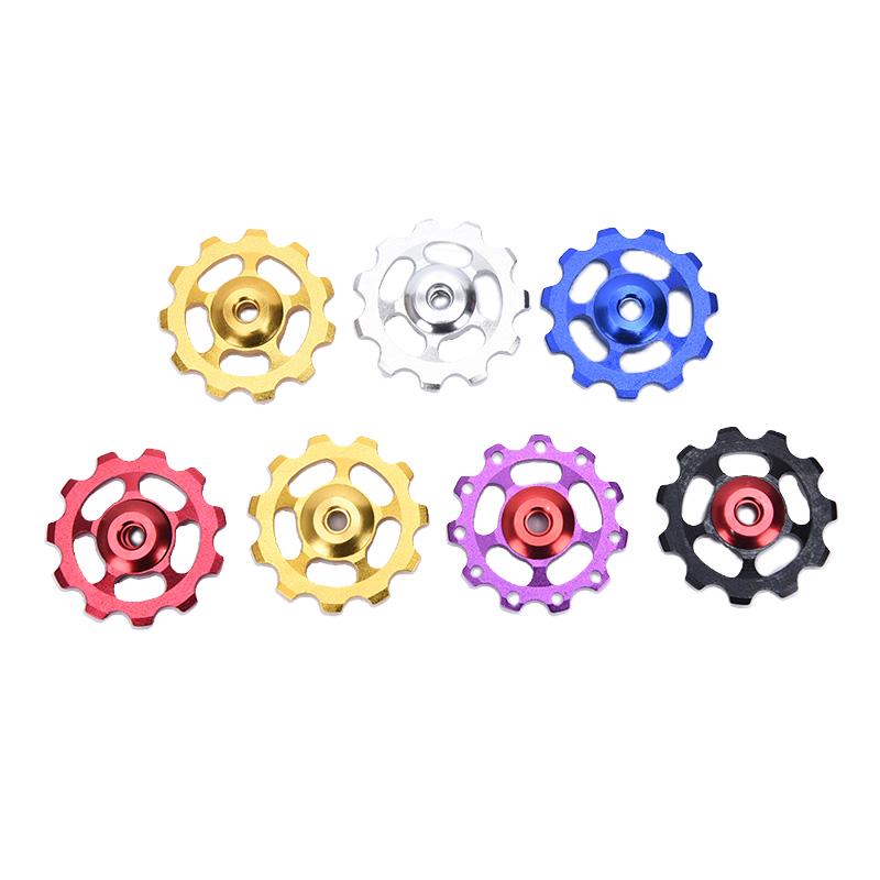 1 шт. сверхлегкий алюминиевый сплав велосипедный подшипник опорное колесо шкивы заднего переключателя передач