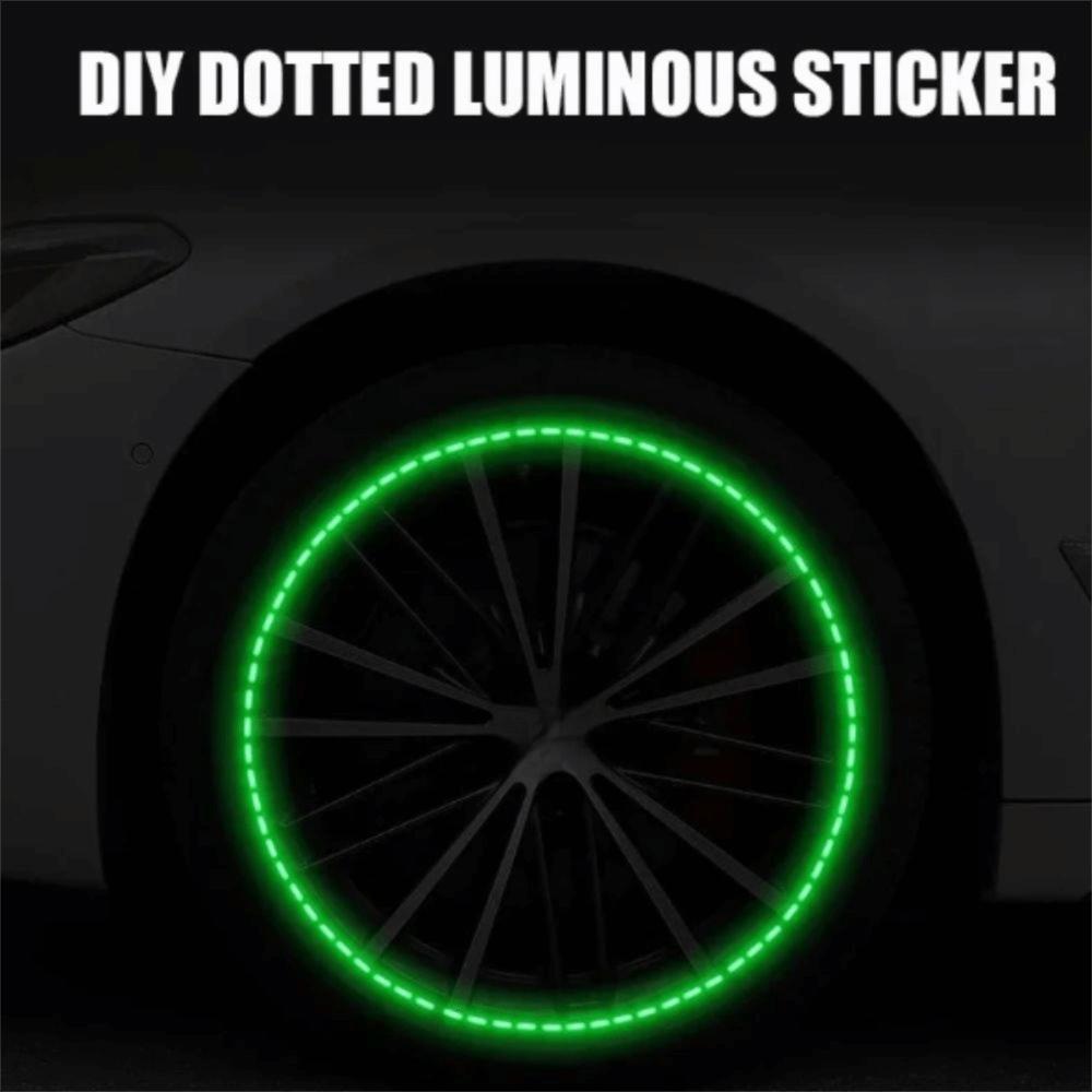 Reflective Reflective Car Stickers Fluorescent Luminous Strip Fluorescent Stickers Car Interior