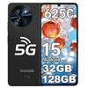 DOOGEE Note 59 Смартфон на Android 15 5G - 32 ГБ + 128 ГБ / 2 ТБ, 6,75" HD+ 120 Гц, Смартфон 6250 мАч, Камера 16 МП + 8 МП, Две SIM-карты 5G/NFC/Распознавание лица/OTG