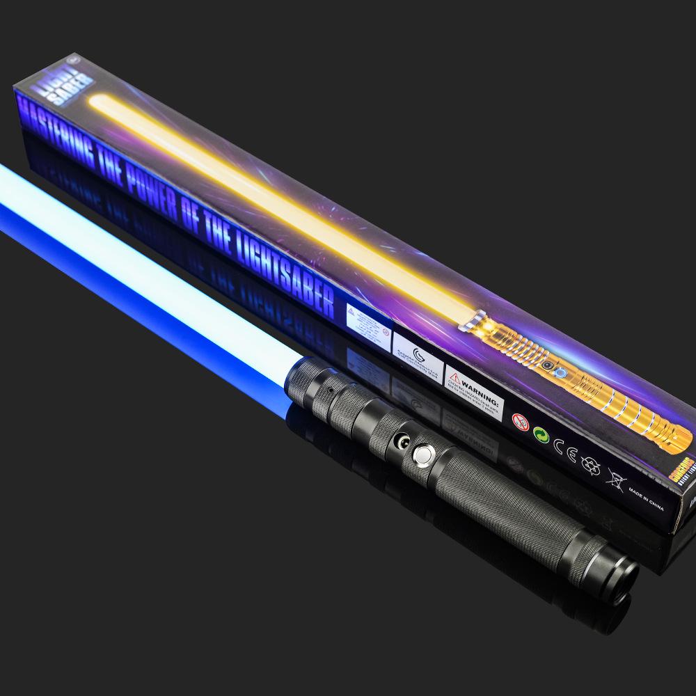 Премиальная металлическая подарочная коробка со световым мечом Звездных Войн - Перезаряжаемая, светящаяся игрушка для детей