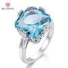 Кольца высшего качества с морским синим мистическим морским синим цирконием для женщин, свадебные и помолвочные ювелирные украшения, подарок