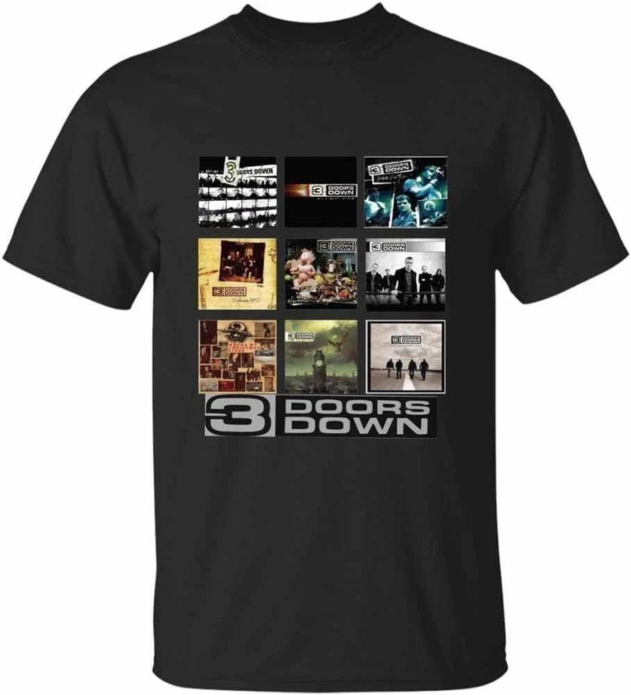 3 Doors Down Albums Band Black Shirt Classic Black Unisex Unisex T-Shirt