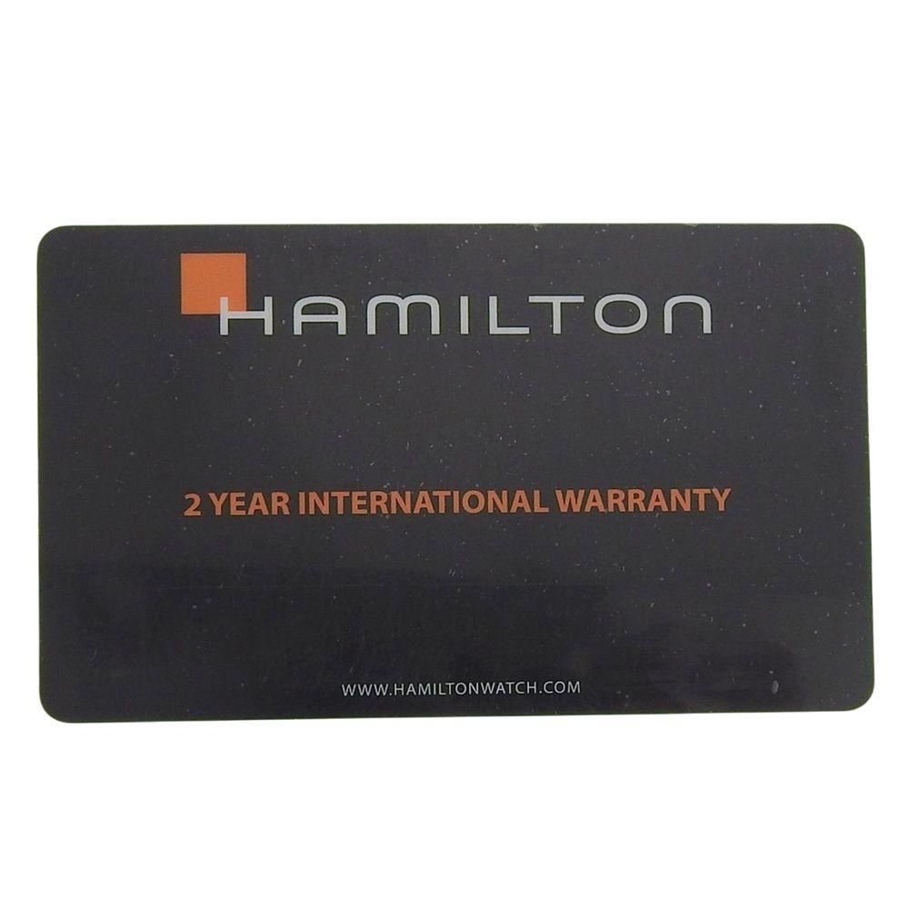 Б/у [HAMILTON] Hamilton Jazzmaster H326120/H32612135 Нержавеющая сталь Кварцевый Хронограф Мужские Часы с Черным Циферблатом