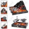Interstellar Series MOC Decoration Building Blocks DIY Mustafar Planet Action Figure Battle Scene Model Bricks Toys For Children