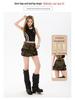 Женская мини-юбка из денима с множеством карманов, в стиле spicy workwear, весна 2026
