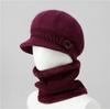 Cotton Wool Hat for Ladies, Elderly Mothers and Grandmas, Warm for All Seasons