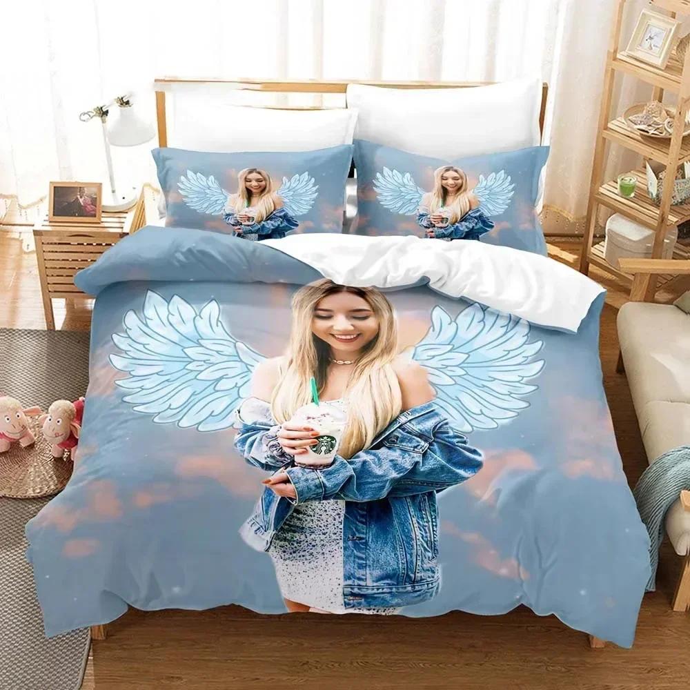 Rebekah Wing Beki & Fluffy Bedding Set 3D Printed Suitable for Bedroom Duvet Cover Set With Pillowcases Kids Home Textile