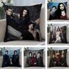 Чехол на подушку V-Vampire D-Diaries Плюшевая ткань Мягкий Двусторонний Печатный Диван Теплый Зимний Дом Детский Подарок Наволочка