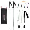 OKHEALING Carbon Fiber Trekking Pole Lightweight Portable Folding Hiking Climbing Stick with EVA Handle