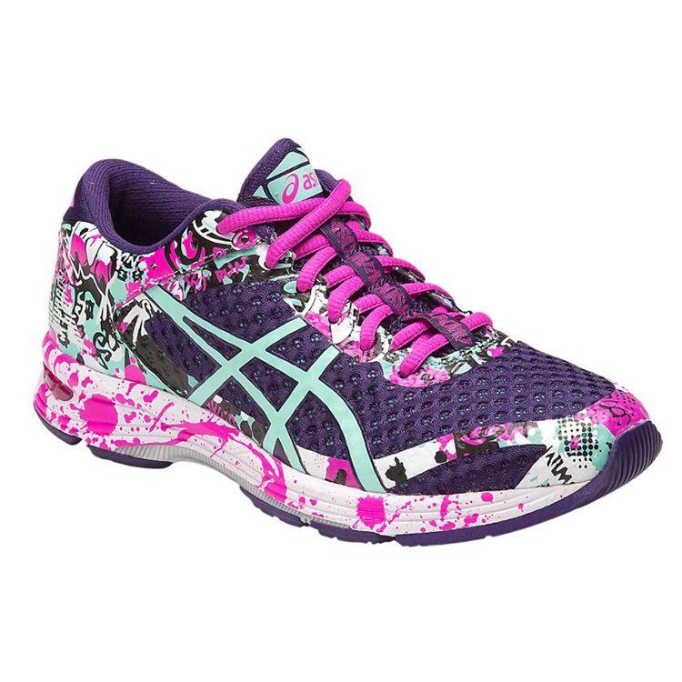 Asics Gel-Noosa Tri 11 Прочные Дышащие Низкие Кроссовки Женские фиолетовые разноцветные T676N-3378