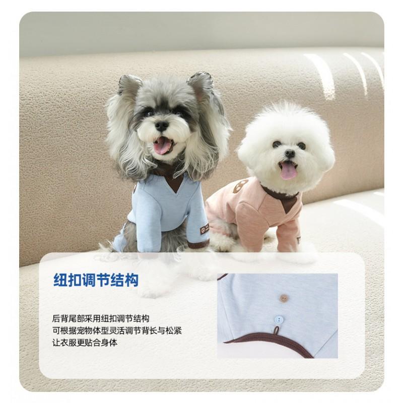 Pet Dog Full-Body Jumpsuit With Adjustable Snap Warm Winter Outfit Small Medium Large Breeds