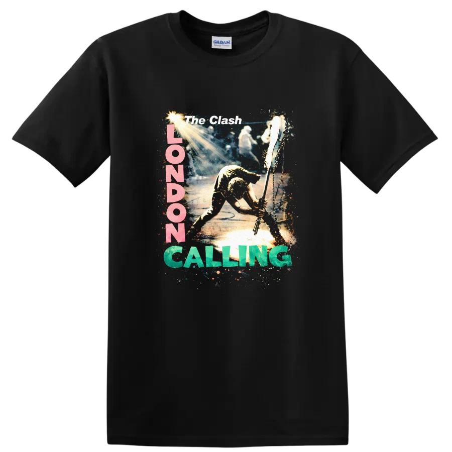 London Calling T Shirt Vintage Classic Rock Album Cover Art Tee