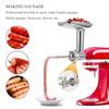 Для Kitchenaid, аксессуары для свинины, врага, тестомес, мясорубка, универсальный набор, цвет: Серебристо-серый